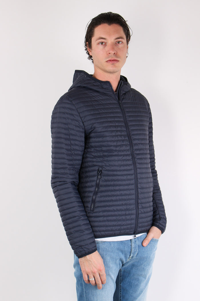 Piumino Cappuccio 100 Grammi Navy-6