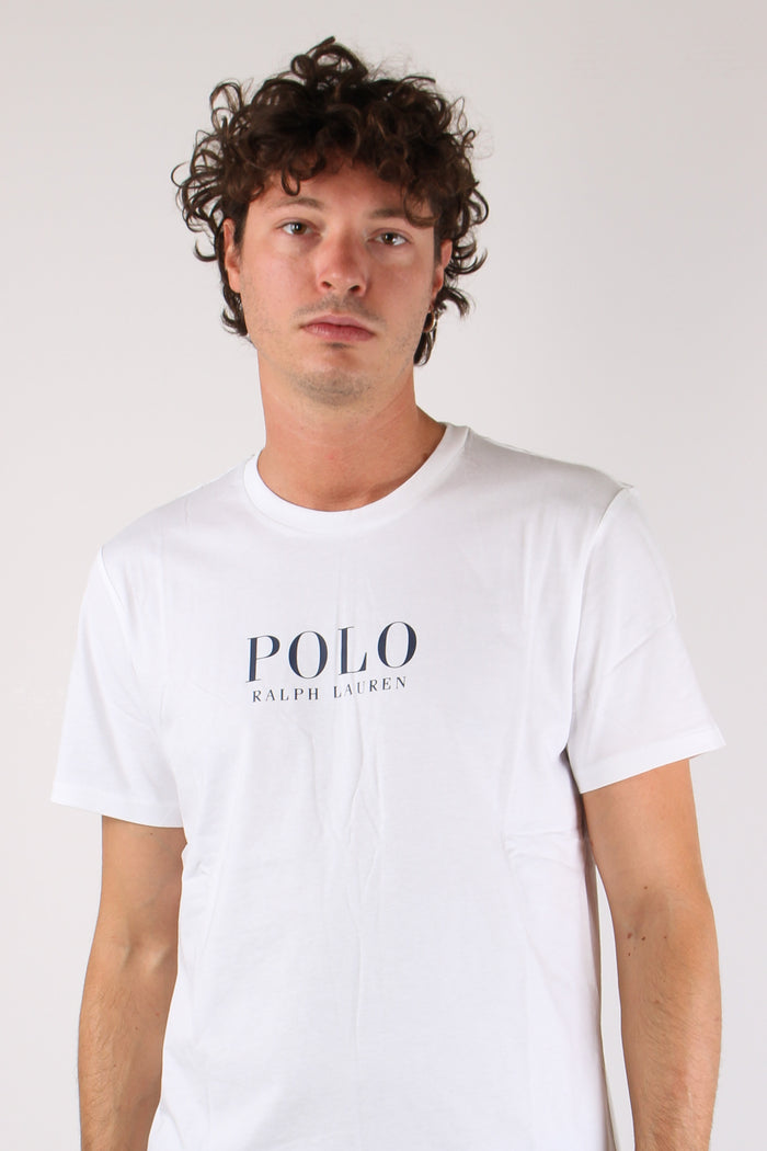 T-shirtunderwear Maxi Scritta White-7