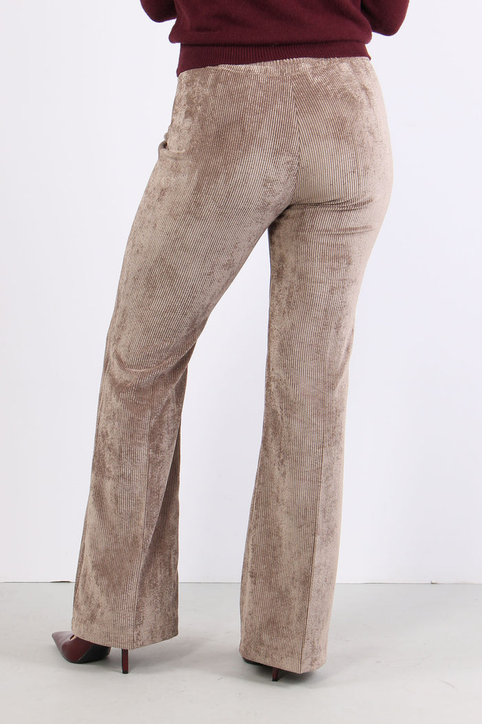 Pantalone Velluto Gamba Dritta Tortora-4