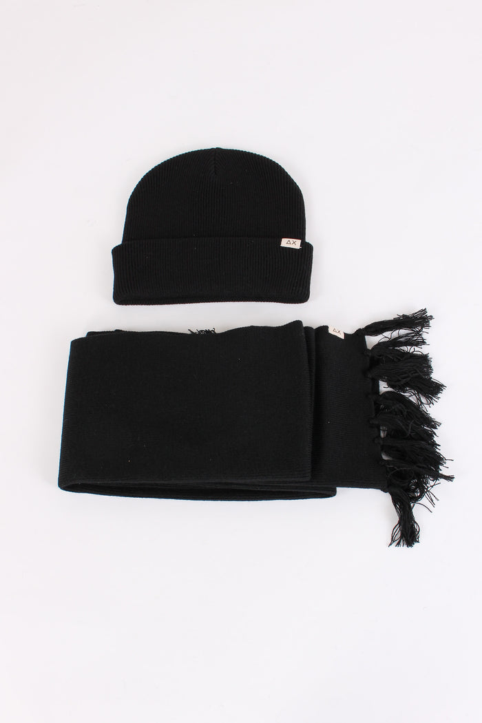 Box Cuffia Sciarpa Costa Ingle Nero-5