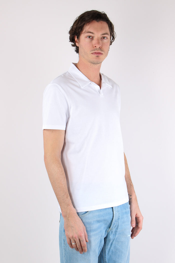 Polo Jersey Bianco-7