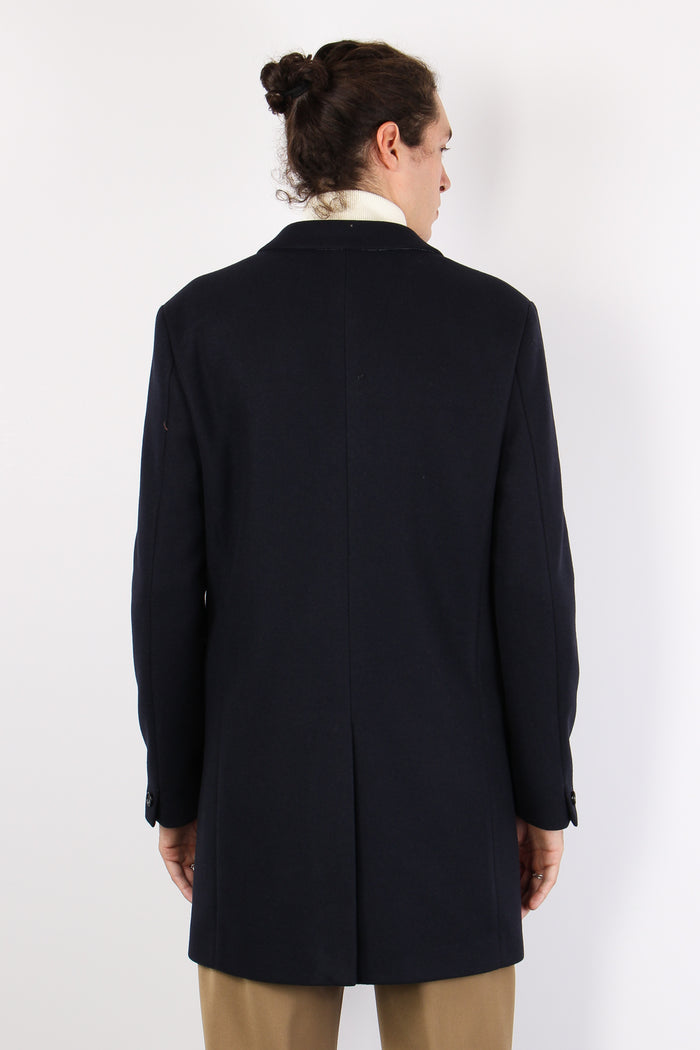 Nebbia Cappotto Classico Blu-3