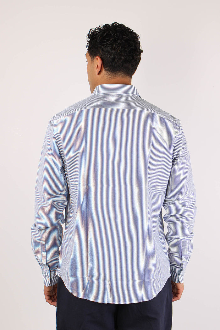 Camicia Fancy Riga Navy/bianco-5