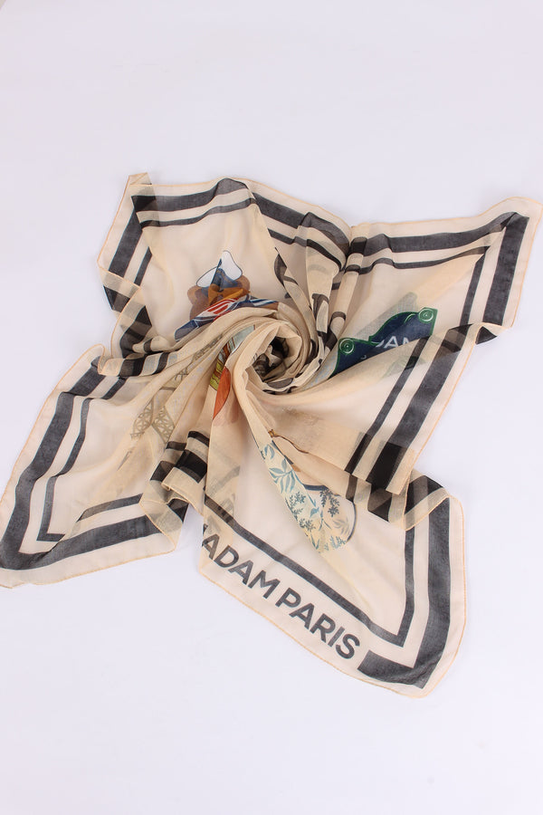 Foulard Fantasia Bonjour