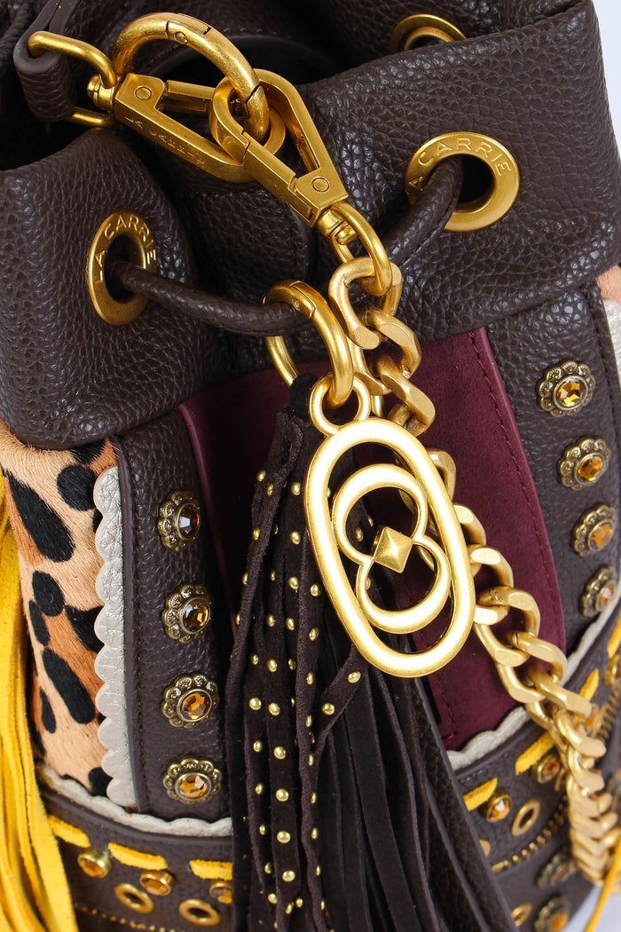 Secchiello Jungle Multi Burgundy-7