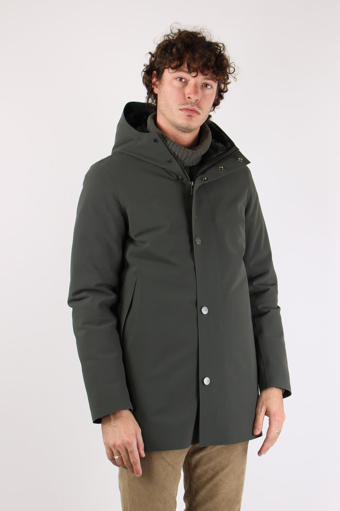 Parka Tecnico Imbottito Forest Green-7