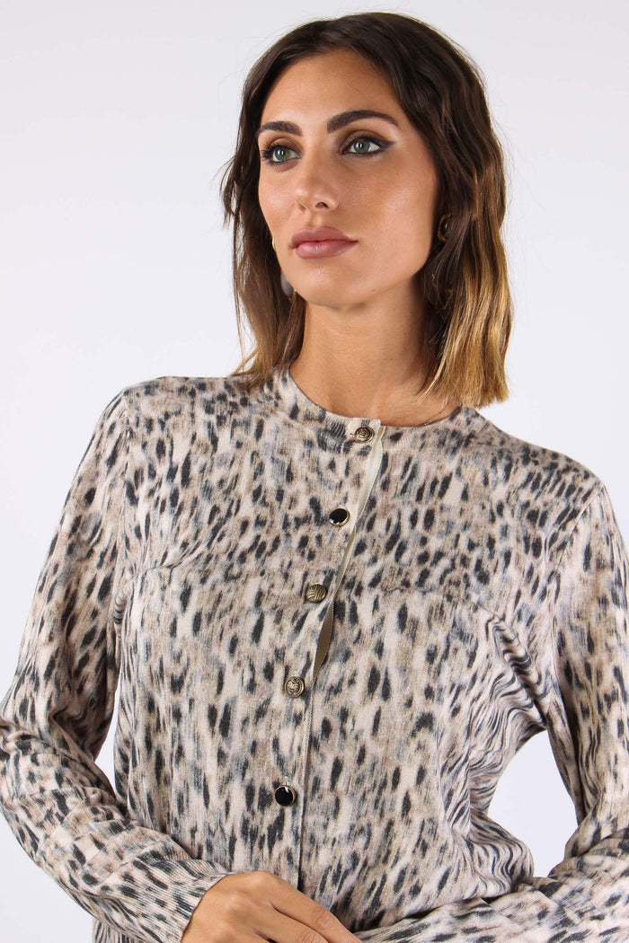 Cardigan Animalier Spotted Chine-7
