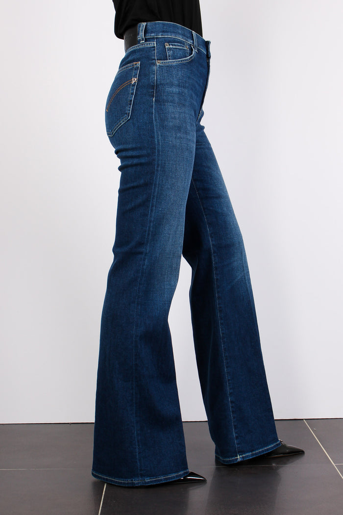 Amber Denim Palazzo Denim Medio-10