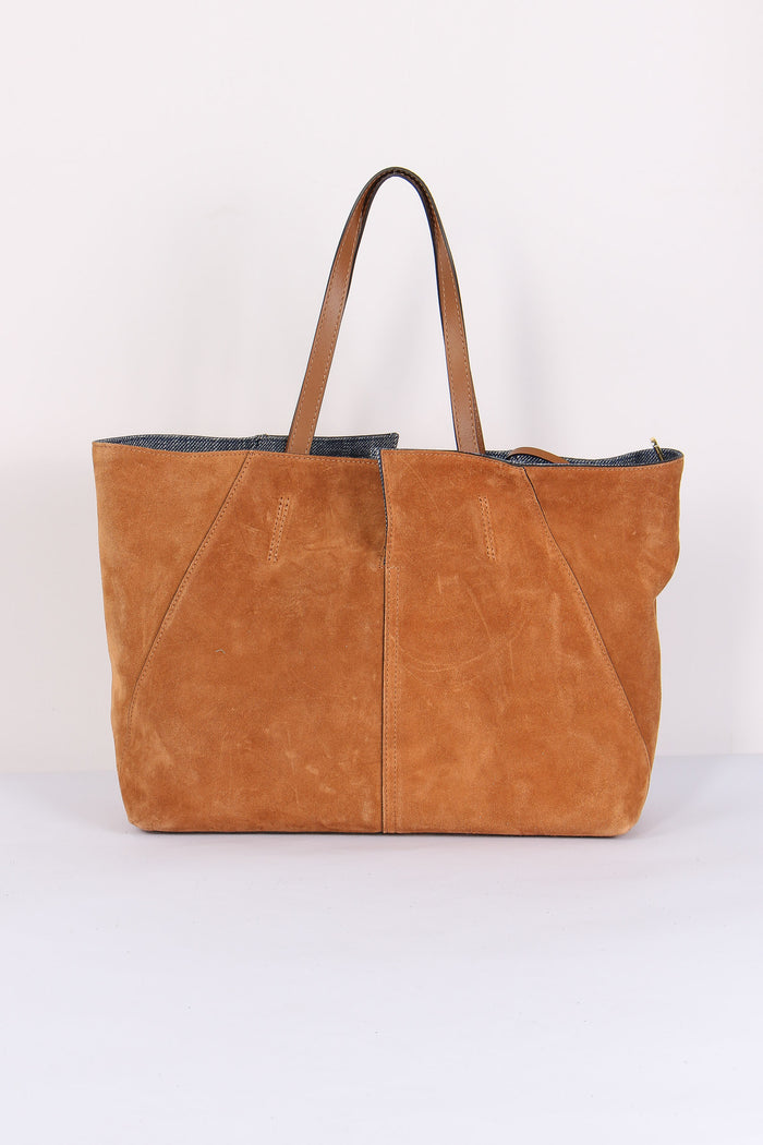 Maya Shopping Reversibile Caramello-4