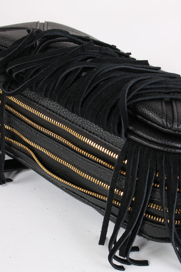 Tracolla  Frange Black-7