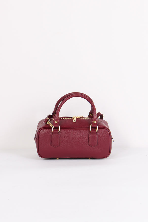 Maxi Bauletto Zip Bordeaux
