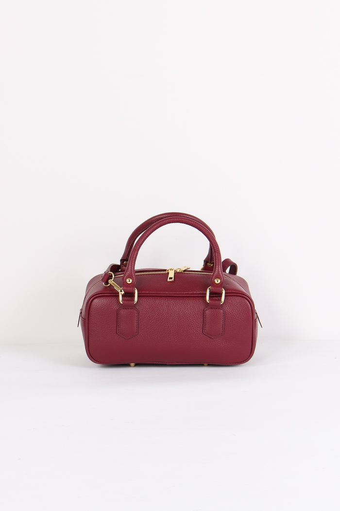 Maxi Bauletto Zip Bordeaux
