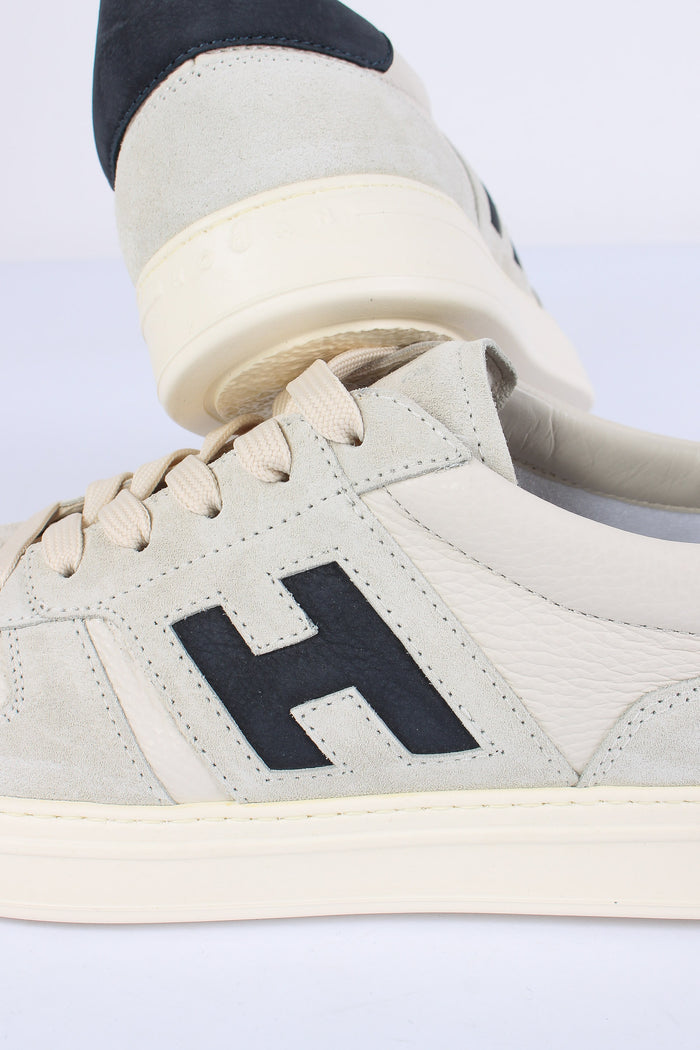 Sneakers H668 Allacciato H Banda Bianco-7