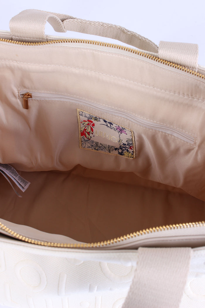 Shopping Logo Bubble White Cream-7