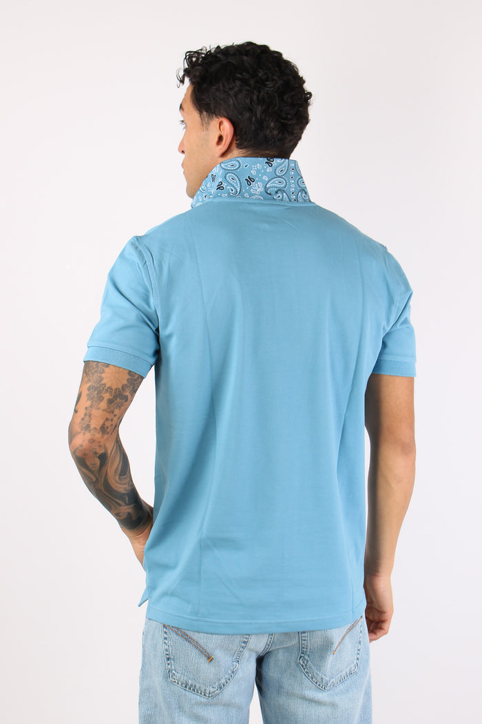 Polo Sotto Collo Bandana Avio-4