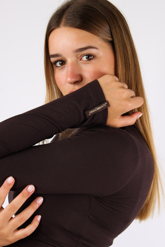 Dolcevita Cropped Viscosa Moro-3