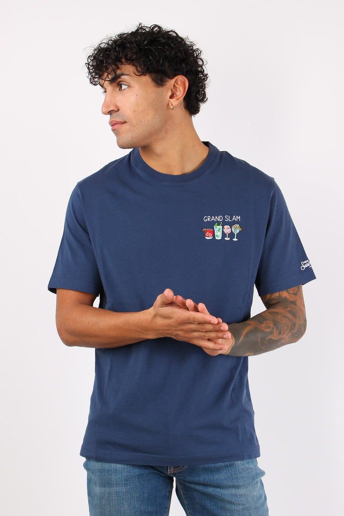 T-shirt Grand Slam Blu