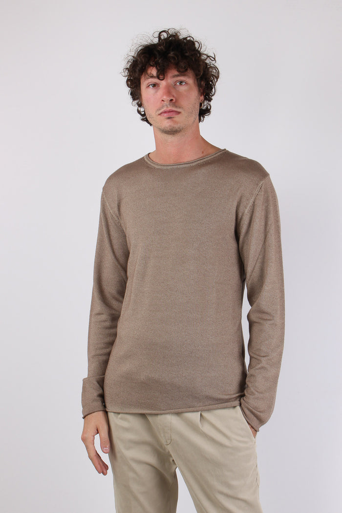 Maglia Girocollo Rullino Vintage Sabbia