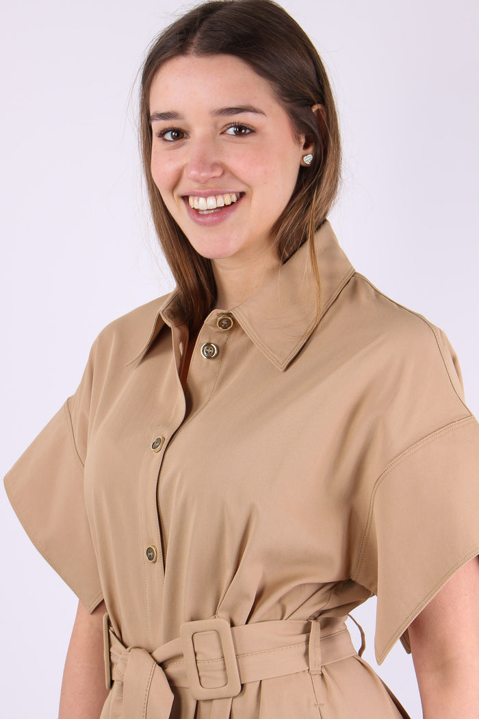 Alesha Chemisier Cintura Beige Chantilly-5
