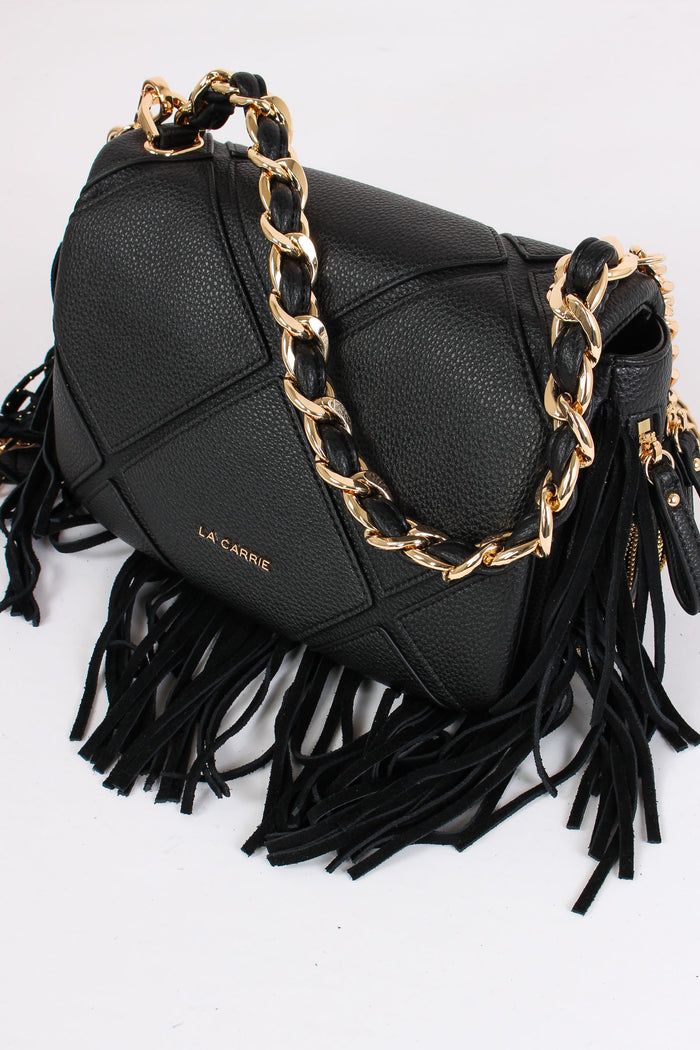 Tracolla  Frange Black-4