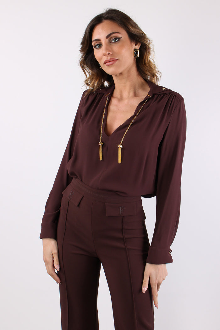Camicia Catena Cacao-7