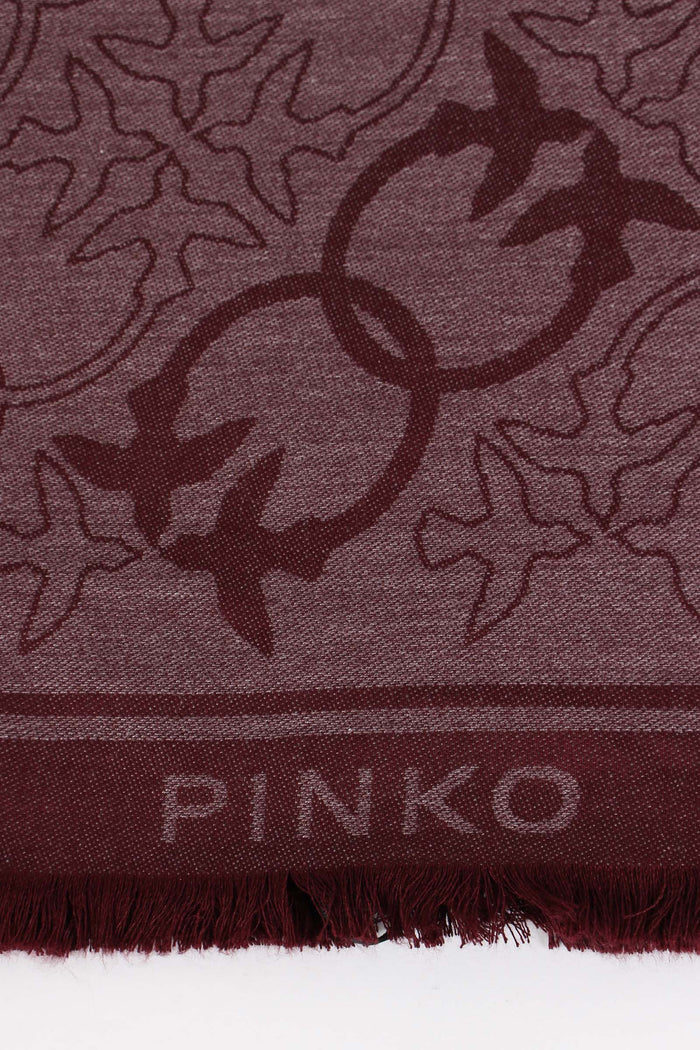 Polonia Foulard Jacquard Bordeaux-5