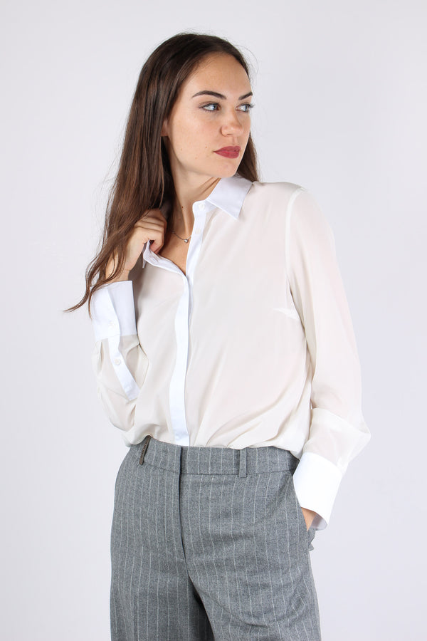 Camicia Polsino Alto Bianco-2