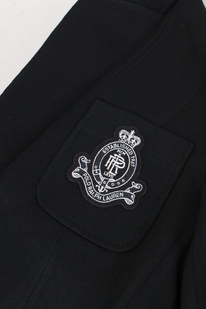Giacca Monopetto Patch Polo Black-8