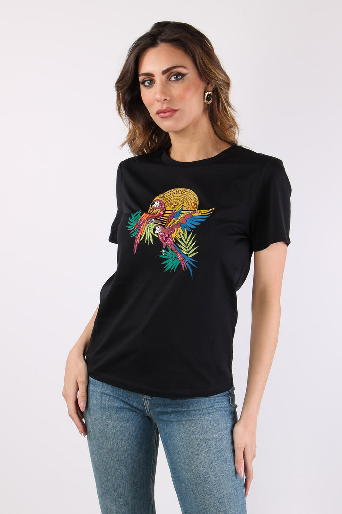 T-shirt Stampa Tucano Nero-4