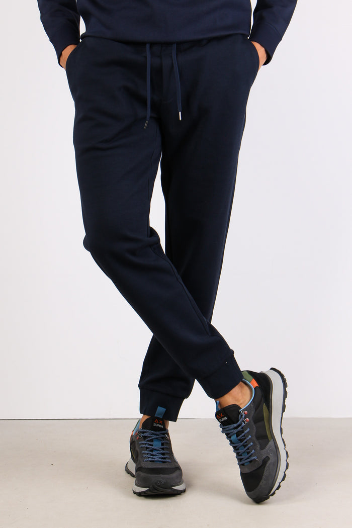 Pantalone Felpa Tecnico Aviator Navy-2