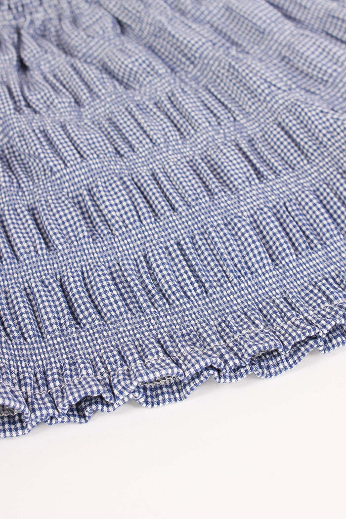 Short Mini Vichy Blu/bianco-4