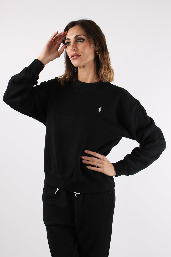 Felpa Logo Pile Polo Black-3