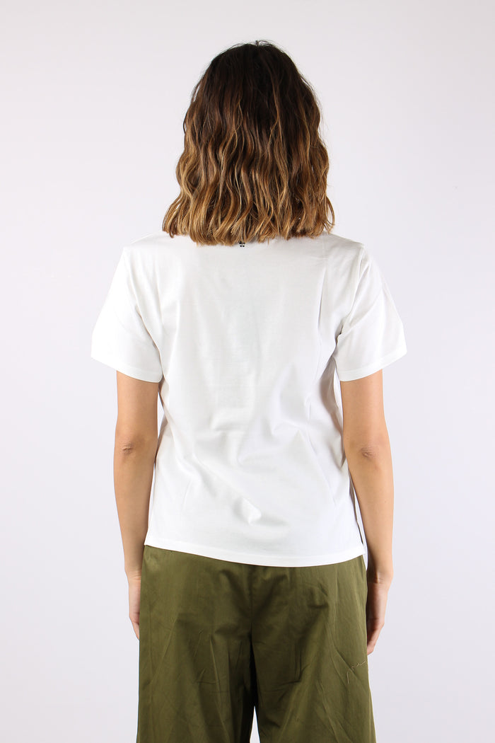 Pantera T-shirt Stampa Off White-4