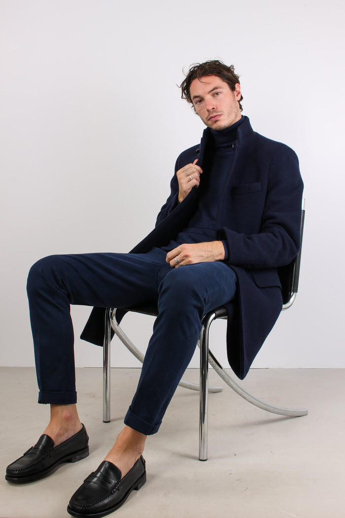 Cappotto Jersey Blu-5