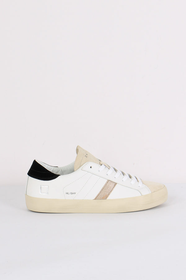 Sneaker Hill Low Shiny White/black