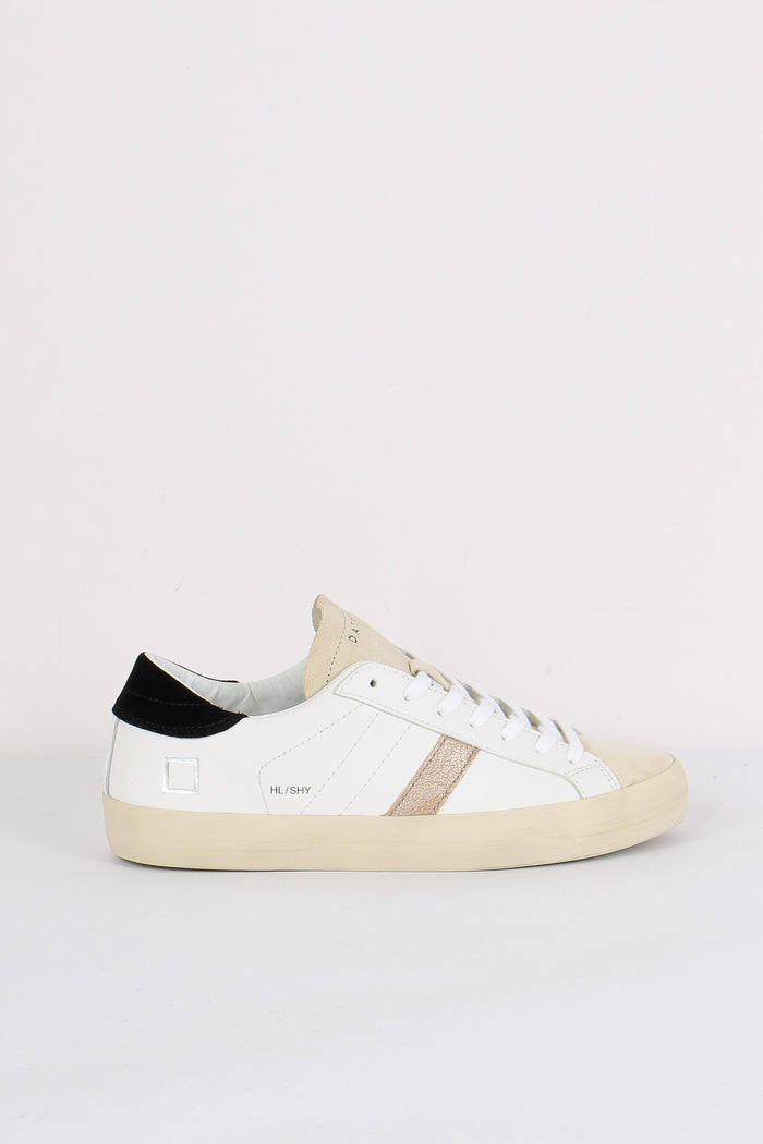 Sneaker Hill Low Shiny White/black