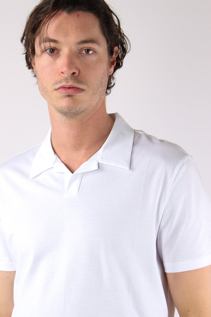 Polo Jersey Bianco-6