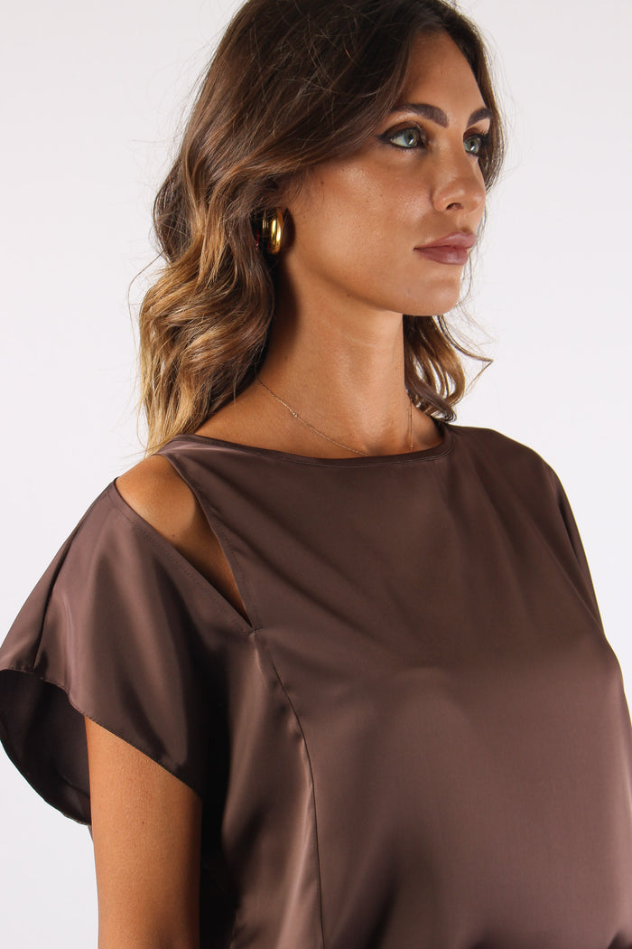 Blusa Oblo Spalla Moro-6