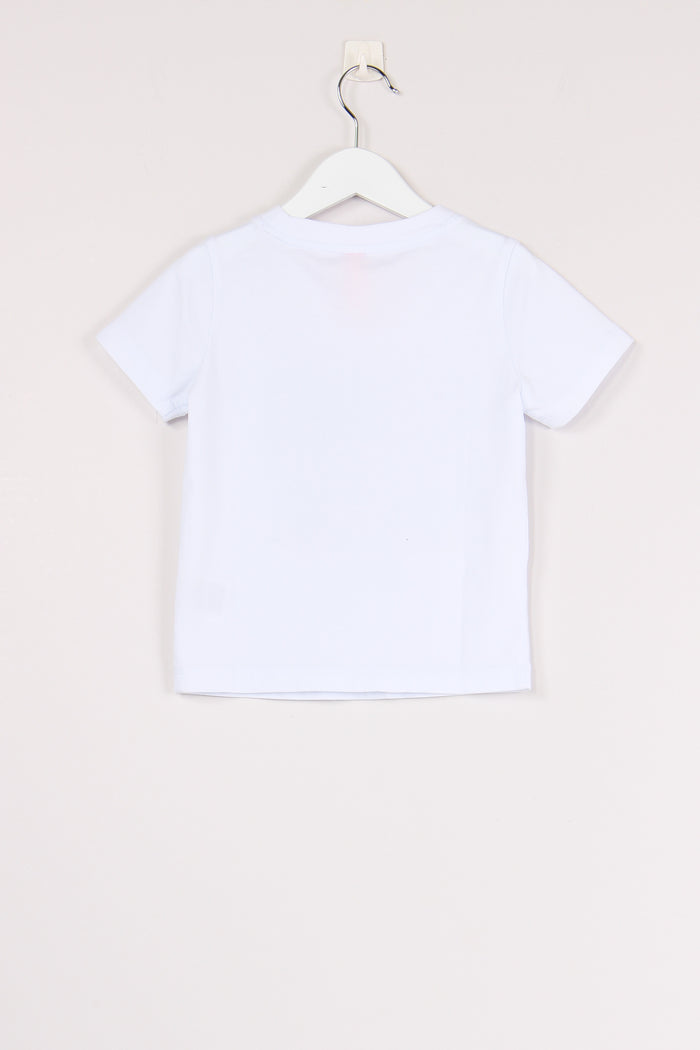 T-shirt Stampa Beach Bianco-3