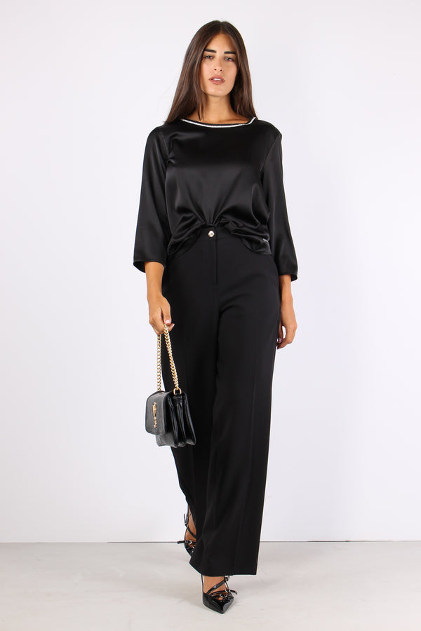 Fui Casacca Fluida Strass Black