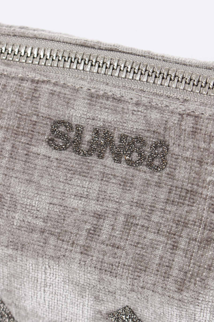 Pochette Velluto Grigio-7