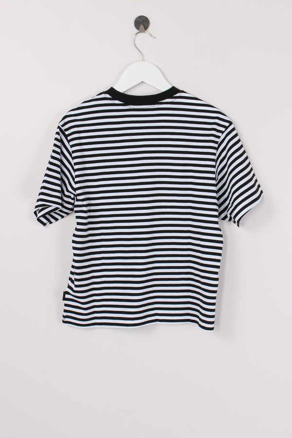 T-shirt Stone Washed Bianco/nero-2