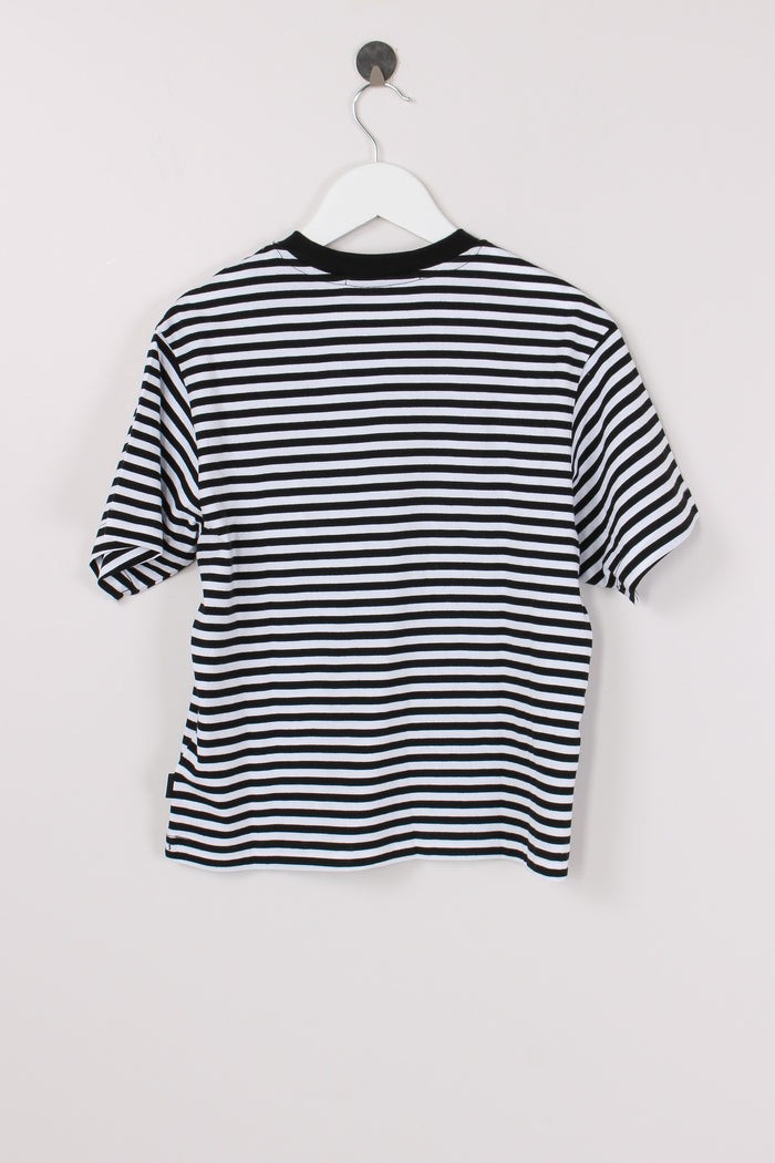 T-shirt Stone Washed Bianco/nero-2