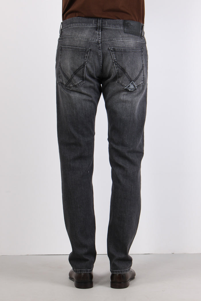 Denim Regular Slim Fit Denim Black-5