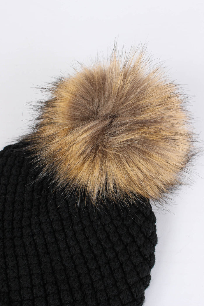 Cuffia Pon Pon Nero-5