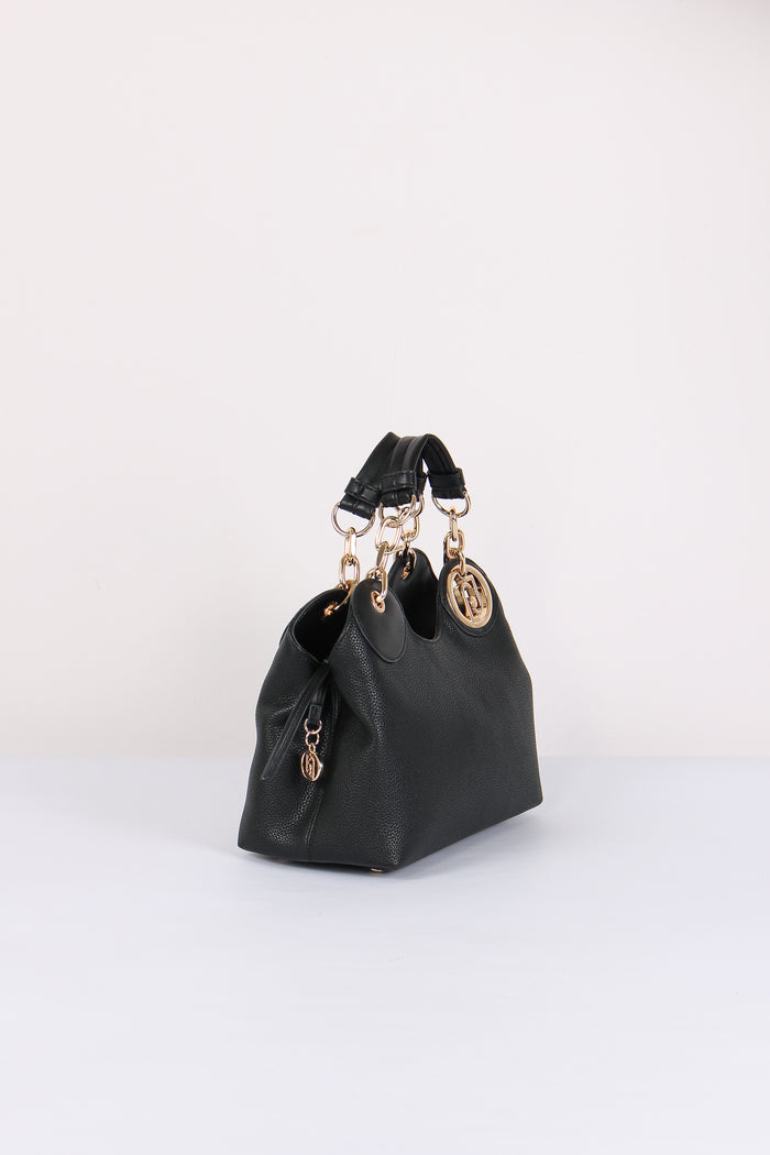Tracollina 3 Scomparti Logo Nero/brass Gold-6