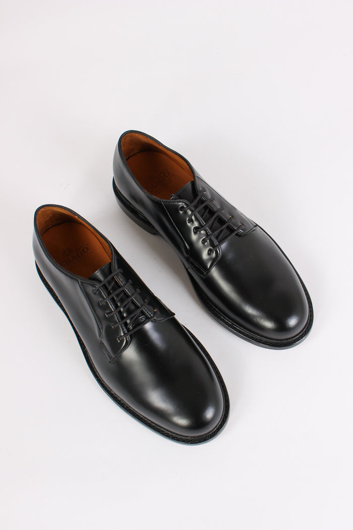 Scarpa Allacciata Pelle Black-2