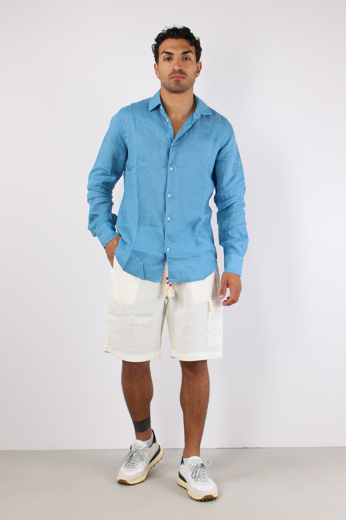 Camicia Lino Blu-4
