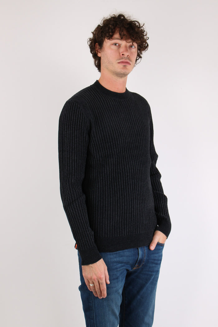 Girocollo Coste Blue Black-6