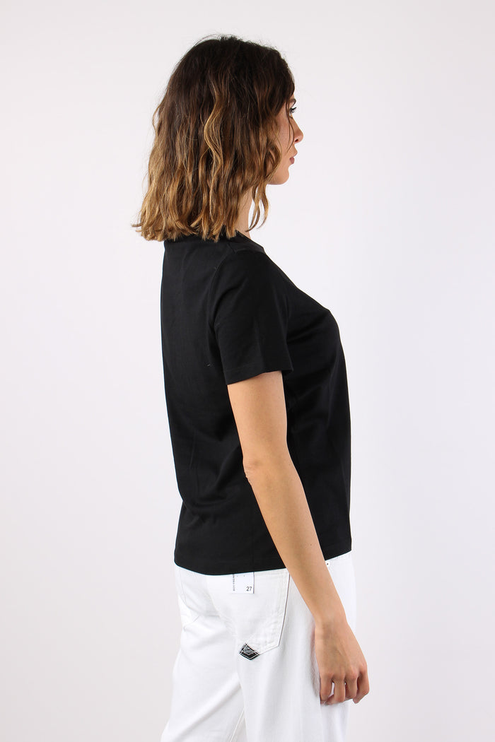 T-shirt M/m Cotone Nero-6